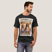 Honden in Sunset Field T-shirt (Voorkant volledig)