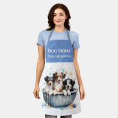 Honden in Tub Huisdier Diensten Verzorging Schort (Gedragen)