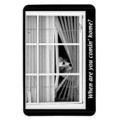 Honden - Jack Russels - Wanneer komt R U thuis? Magneet (Verticaal)