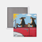 Honden Joy Ride Magnet (Voorkant / Achterkant)