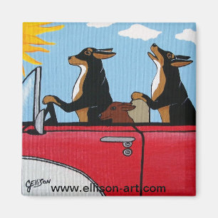 Honden Joy Ride Magnet