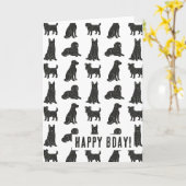 Honden Kaart (Gele Bloem)