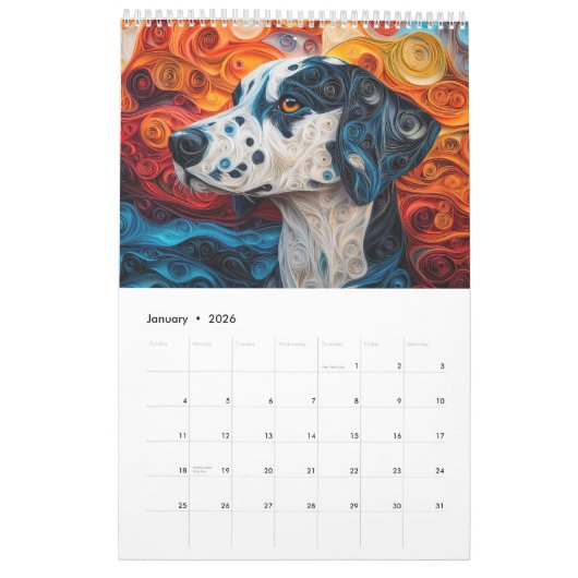 Honden Kalender (Jan 2026)