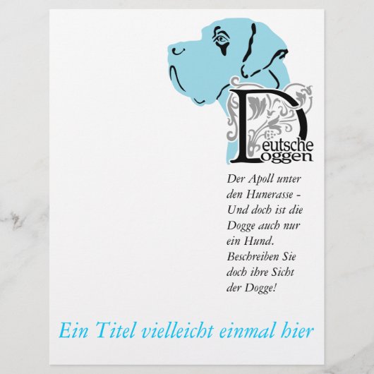 Honden Kantoorartikelen Flyer (Voorkant)