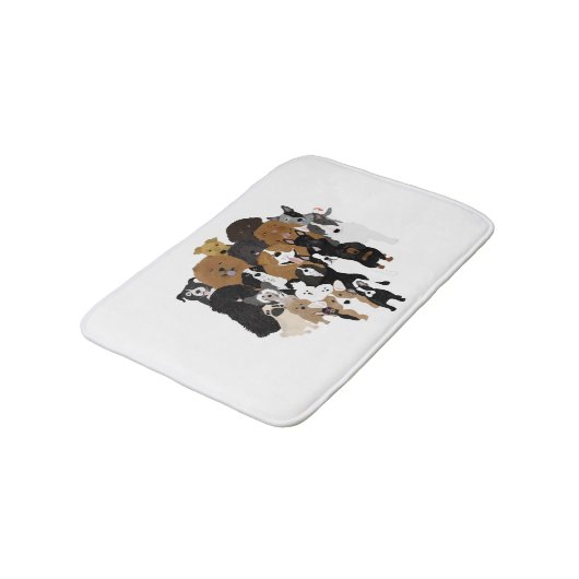 Honden, kat, kip badmat (Gekanteld)