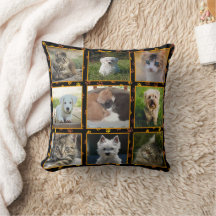 Honden Katten Herfst Poot Prints Pet Foto Collage