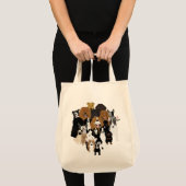 Honden, katten, kippen, Canvas tas (Voorkant (product))