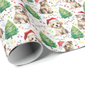 Honden Kerst Inpakpapier (Rol Hoek)