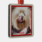 Honden Kerst Ornamente Metaal Aangepaste Foto Metalen Ornament (Rechts)