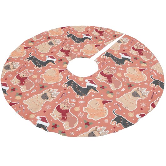 Honden Kerstboom Rok (Gekanteld)