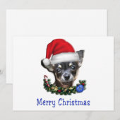 Honden kerstkaarten (Voorkant / Achterkant)