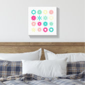 Honden - Kleuren 01 Canvas Afdruk (Insitu (Slaapkamer))