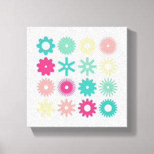 Honden - Kleuren 01 Canvas Afdruk