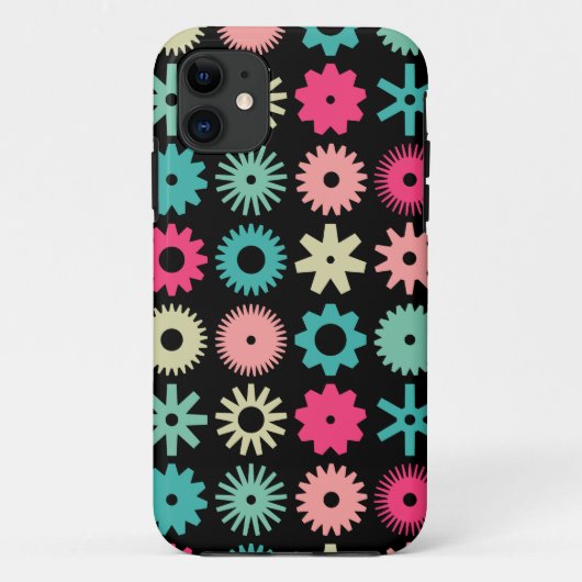 Honden - Kleuren 01 - op zwart Case-Mate iPhone Case (Achterkant)