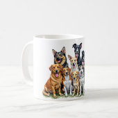 honden koffiemok (Voorkant links)