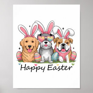 Honden Konijnenoren Paas Outfit Vrouwen Meisjes Ge Poster