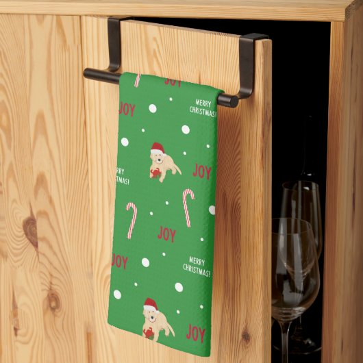 Honden, krabben, snoeprietjes, keukenhanddoek voor (Derde Gevouwen)