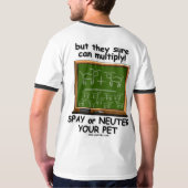 Honden kunnen niet toevoegen...maar ze zijn er zek t-shirt (Achterkant)