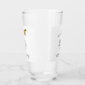 Honden laten poetafdrukken op uw Heart statement p Glas (Links)