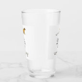 Honden laten poetafdrukken op uw Heart statement p Glas (Rechts)