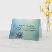 Honden laten pootafdrukken achter op je hart sympa kaart (Gele Bloem)