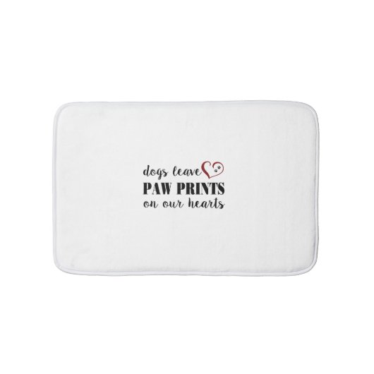 Honden laten pootafdrukken Mat (Voorkant)