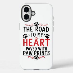 Honden laten sporen achter iPhone 16 plus hoesje