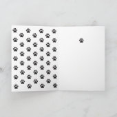 Honden laten verfdrukken op je hartverwarmingsblad kaart (Binnen)