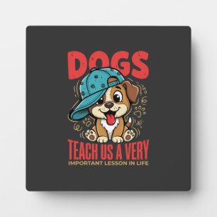 Honden leren ons belangrijke levenslessen Puppy Fotoplaat
