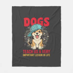 Honden leren ons een zeer belangrijke les Vintage Fleece Deken