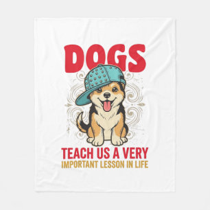 Honden leren ons een zeer belangrijke les Vintage Fleece Deken