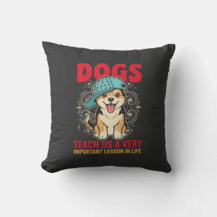 Honden leren ons een zeer belangrijke les Vintage Kussen