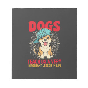 Honden leren ons een zeer belangrijke les Vintage Notitieblok