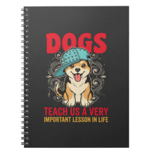 Honden leren ons een zeer belangrijke les Vintage Notitieboek