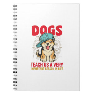 Honden leren ons een zeer belangrijke les Vintage Notitieboek