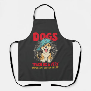 Honden leren ons een zeer belangrijke les Vintage Schort