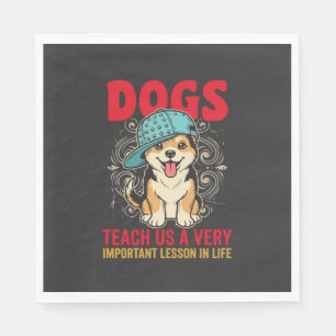 Honden leren ons een zeer belangrijke les Vintage Servet