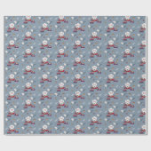 Honden lezen cadeaupapier (Vlak)