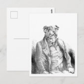 "Honden lezing" Briefkaart (Voorkant / Achterkant)