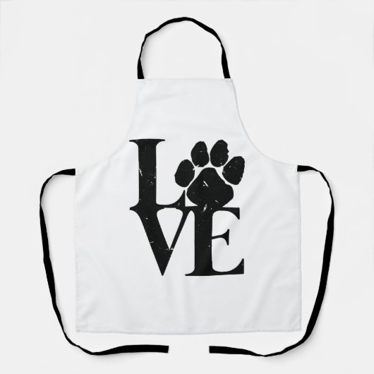 Honden Liefhebben Honden Schort (Voorkant)