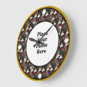 Honden Lijst Uw fotowandklok Grote Klok (Hoek)