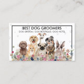 Honden Lijst Wissen Visitekaartje (Voorkant)