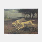 Honden lopen (beagles) (door Constant Troyon) Deurmat (Voorkant)