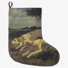 Honden lopen (beagles) (door Constant Troyon) Grote Kerstsok