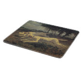 Honden lopen (beagles) (door Constant Troyon) Snijplank (Hoek)