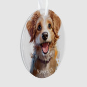 Honden maken alles beter ornament (voorkant)