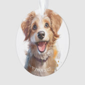 Honden maken alles beter ornament (voorkant)