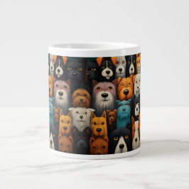 Honden maken de beste vrienden cadeau grote koffiekop