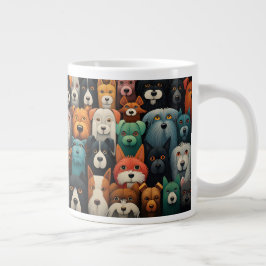 Honden maken de beste vrienden cadeau grote koffiekop