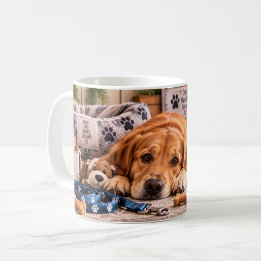 Honden Maken Het Leven Beter Mok (Voorkant links)